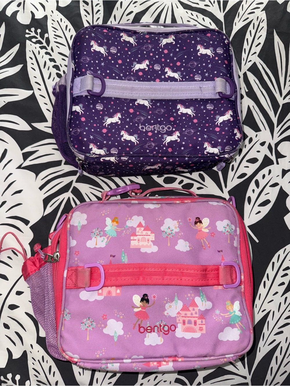 Bentgo Kids Unicorn & Fairy Lunch Bag Set - Purple and Pink Size : OS